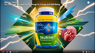 What is Taurine The Essential Nutrient for Energy and Well being [upl. by Icaj]