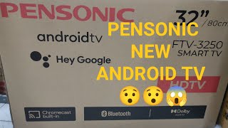 PENSONIC NEW ANDROID TV WITH VOICE COMMAND AND BLUETOOTHSUBRANG LINAW 😱😱😯 [upl. by Aruabea]