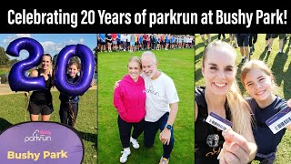 Celebrating 20 Years of parkrun Running Bushy parkrun Pilgrimage on International parkrunday [upl. by Griffith]