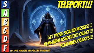 You Need To Know These Things About TELEPORT in Dungeons and Dragons [upl. by Bora241]