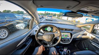 Opel Amperae 150 kW 204 HP POV Test Drive [upl. by Atinuhs941]