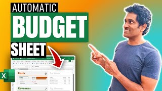 How to make a Budget spreadsheet in Excel quickly with FREE Template [upl. by Ahsieyt808]