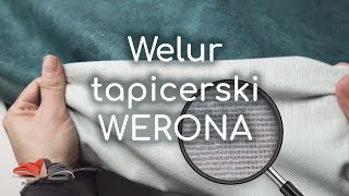 Welur tapicerski Werona  odporny na zniszczenia  test tkanin 19 [upl. by Nivlek]