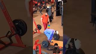 Cleaner ANATOLY Shocks BODYBUILDER in a GYM anatoly fitness gym shorts views viral trending [upl. by Anoynek]