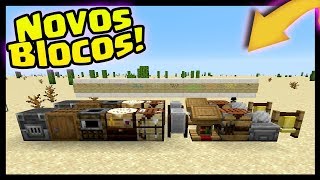 NOVOS INCRÃVEIS BLOCOS FORAM ADICIONADOS NO MINECRAFT VILLAGE AND PILLAGE [upl. by Bret99]