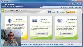 ZoneAlarm Free Firewall 2019 [upl. by Morville225]