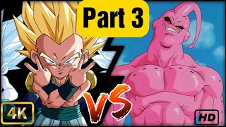 gotenks vs buu fight in hyperbolic time chamber part 3hindi dragon Ball z [upl. by Anaicul139]