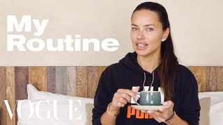 Adriana Limas Routine for a LongHaul Flight  On the Go  Vogue [upl. by Jezabelle]