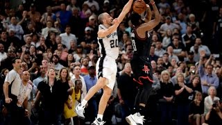 Manu Ginobili tapa a Harden ESPN Latino [upl. by Airreis]