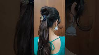 Very Easy Long Hair Juda Hairstyle🤩 Simple Daily Hairstyles hairstyle tutorial judabun longhair [upl. by Berlauda]