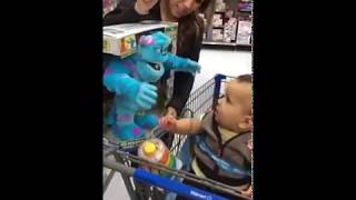 My baby got scared by Sulley from Monsters University [upl. by Aehsila]