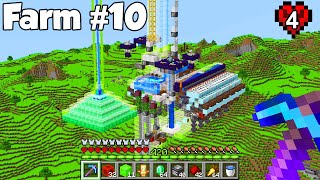 I Built Every OP Farm in Minecraft Hardcore [upl. by Eelyr]