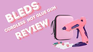 This Cordless Glue Gun Is a GAME CHANGER Bleds Review [upl. by Apfelstadt]