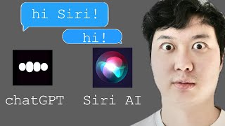 Two AIs Talking To Each Other chatGPT meets Siri [upl. by Naimaj]