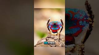 Peacock Spider is an interesting creature foryou facts shorts [upl. by Ahsercel139]