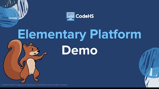 CodeHS Elementary Demo  2024 [upl. by Repsihw]