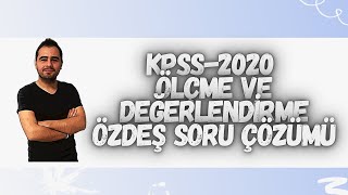 2020 KPSS ÖLÇME VE DEĞERLENDİRME ÖZDEŞ SORULARI [upl. by Leahcimed336]