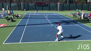 Maxime Cressy UCLA vs Eric Fomba Stanford [upl. by Caia]