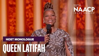 Queen Latifah Celebrates Black Excellence From Usher Taraji Coco Gauf  NAACP Image Awards 24 [upl. by Paton]