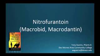 CC How to Pronounce nitrofurantoin Macrobid Macrodantin Backbuilding Pharmacology [upl. by Anrak436]