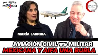 AVACIÓN CIVIL vs MILITAR MARÍA LARRIVA EN VIVO [upl. by Dedie]