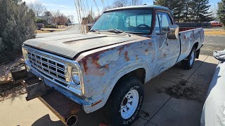 1976 Power Wagon update [upl. by Wendel740]