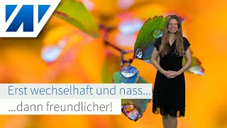 Kurzfristig Kaltfront zieht durch Auf nächtlichen Regen folgt ein wechselhafter Herbsttag [upl. by Eldridge]