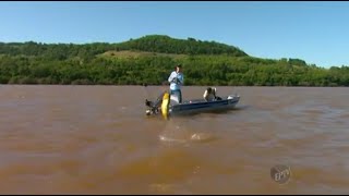 TERRA DA GENTE YACUMÃ PESCA DOURADO RIO URUGUAI [upl. by Aicercul561]