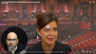 LA BOLDRINI INFINITAORA STRAPARLA ANCHE DEL PIANO MATTEIE NON DICE NULLAPURE QUESTA E POLITICA [upl. by Alexandr]