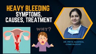 पीरियड्स में ज्यादा ब्लीडिंग क्यों होता है  I Menstrual bleeding [upl. by Hsotnas]