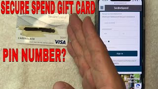 ✅ How To Get PIN On Secure Spend Prepaid Visa Gift Card 🔴 [upl. by Nylorahs]