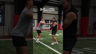 Dline drills footballcoach americanfootball football fypage fyp shorts collegefootball nfl [upl. by Schuster]