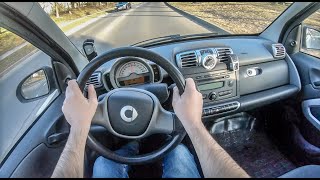 Smart Fortwo II  4K POV Test Drive 174 Joe Black [upl. by Haim]