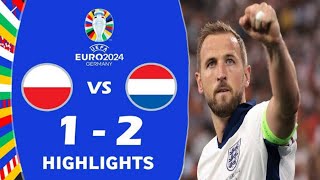 Highlight All Goals Belanda Vs Inggris 12  Semifinal Euro 2024 [upl. by Asemaj]