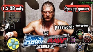 WWE SmackDown Vs RAW 2007 on ppsspp [upl. by Susumu]