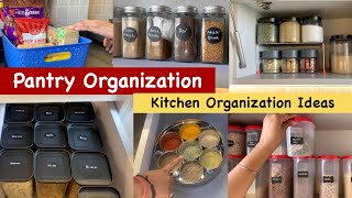 Pantry Organization Ideas  Simplify Your Space with Best Kitchen Organization Ideas  Pantry Tour [upl. by Cirederf]