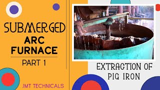 Extraction of Pig Iron by Submerged Arc Furnace  JMT Technicals  Ep 1 [upl. by Siclari]