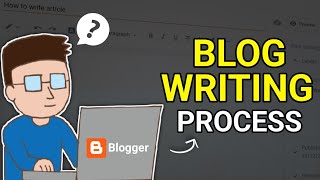 Blog Writing Process in Blogger Website 2023 [upl. by Meekah]