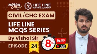 Episode  24 Life Line MCQs Series For CIVILCHC Exam  By Vishal Sir [upl. by Atteram417]