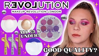 NEW RELOVE REVOLUTION DANCING QUEEN COLLECTION REVIEW 🪩✨  makeupwithalixkate [upl. by Idnod]