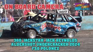 On Board Camera with 360 Jackstar Aldershot Undercracker 2024 FSO Polonez [upl. by Hayton61]