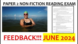 FEEDBACK June 2024 EDUQAS paper 2 reading exam [upl. by Ainala]