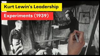 Kurt Lewins Leadership Experiments  Laissezfaire Democratic amp Autocratic style [upl. by Dinsmore]