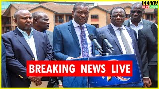 LIVE  ODM Leaders to speak on Gachagua impeachment in Church from ACK Nairobi [upl. by Barty]