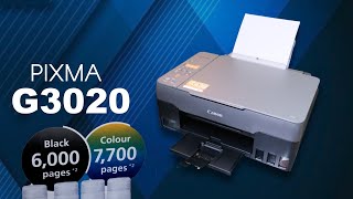 Canon PIXMA G3020  Wireless InkTank All in One Printer India ka printer [upl. by Ayanahs]