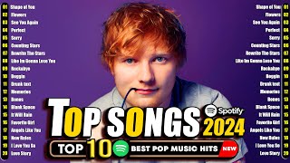 Billboard Hot 100 Songs of 2024  Charlie Puth Selena Gomez Ed Sheeran Ava MaxTop Songs 2024 [upl. by Thorbert]