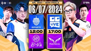 BMG vs BRU  GGL vs FW  VÒNG BÁN KẾT APL 2024  NGÀY 0607 [upl. by Taggart937]