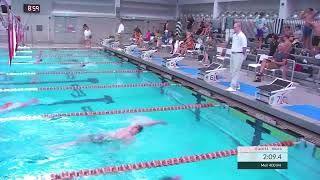 Mens 400 IM A Final  2024 South Zone Long Course Sectional Championships  Austin TX [upl. by Hooge]