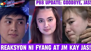 PBB GEN 11 DAY 64 REAKSYON ni Fyang at JM sa paglabas ng bahay ni Jas September 22 2024 [upl. by Eimor]