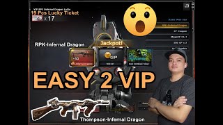 EASY WIN 2 VIP  RPK amp THOMPSON INFERNAL DRAGON  CROSSFIRE PHILIPPINES [upl. by Soilissav]